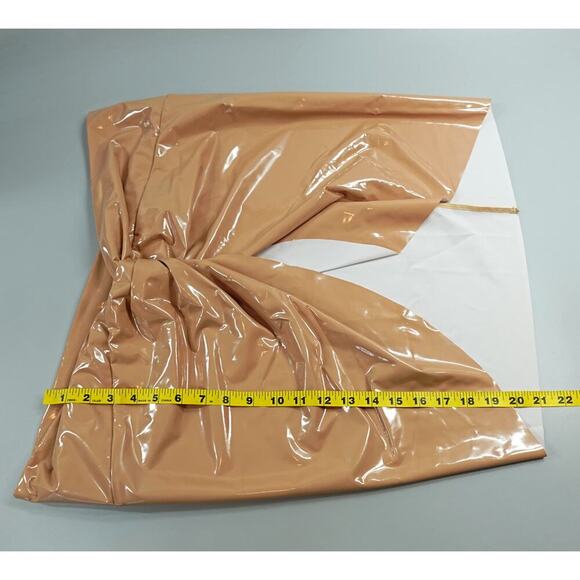 Skims Swim Mini Skirt Women 2X Ochre Textured Bikini Story Sarong Cover Up Beach - Picture 12 of 15